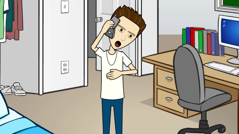 Answering the phone in French